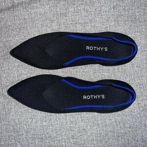 Rothy's Black The Point Flats